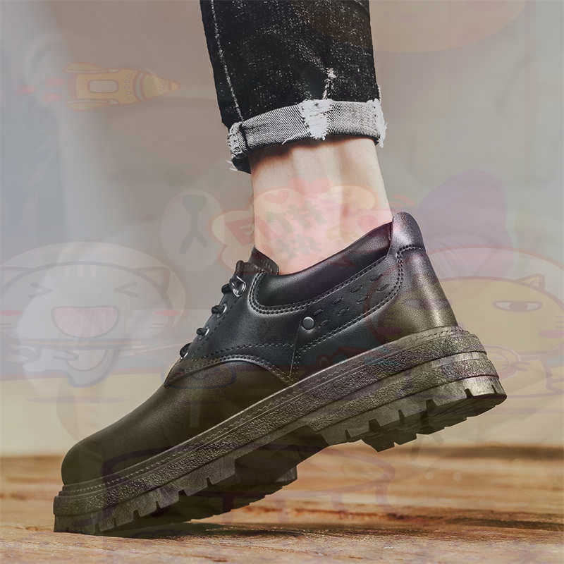 Outdoor Sport An - Sepatu Pria Tenis Pelatih Fashion Kulit