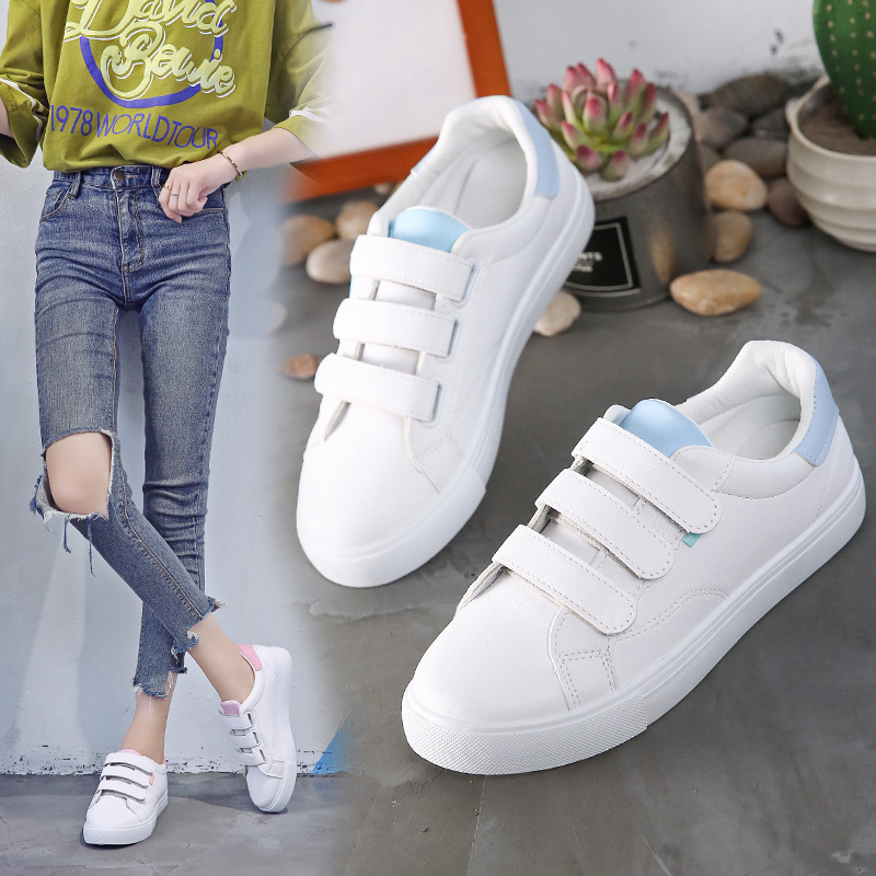 Outdoor Sports Shoes - Sepatu Tunggal Putih Wanita Musim Gugur
