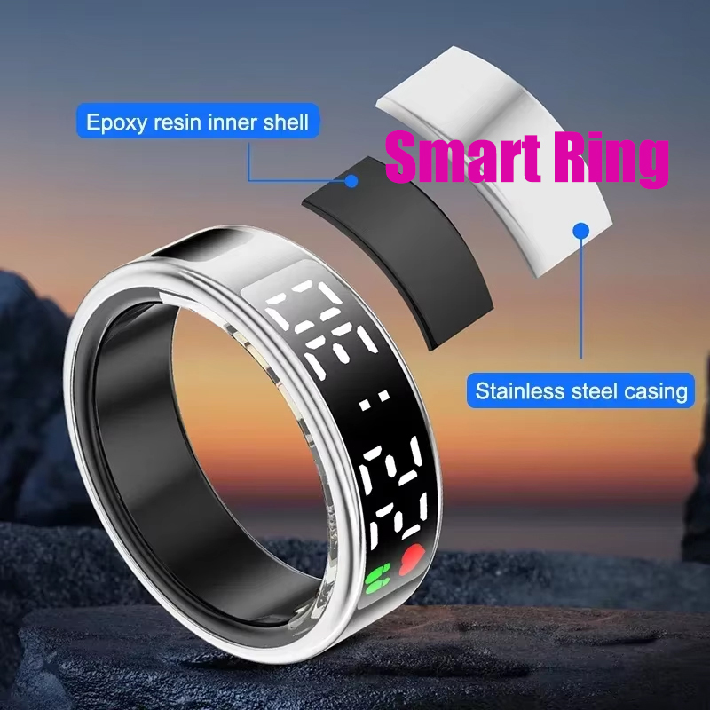 Outdoor Sports Activities - Cincin Pintar Kebugaran dengan Layar LED,