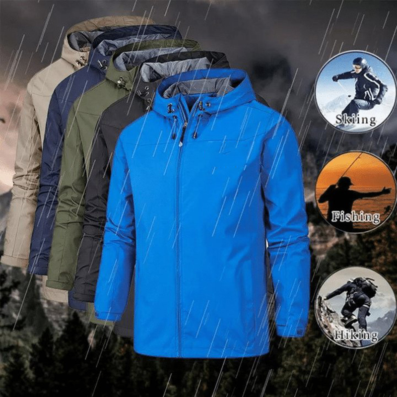 Jaket Tahan Air Tahan Angin Un - Outdoor Sport Coat ulasan dan harga